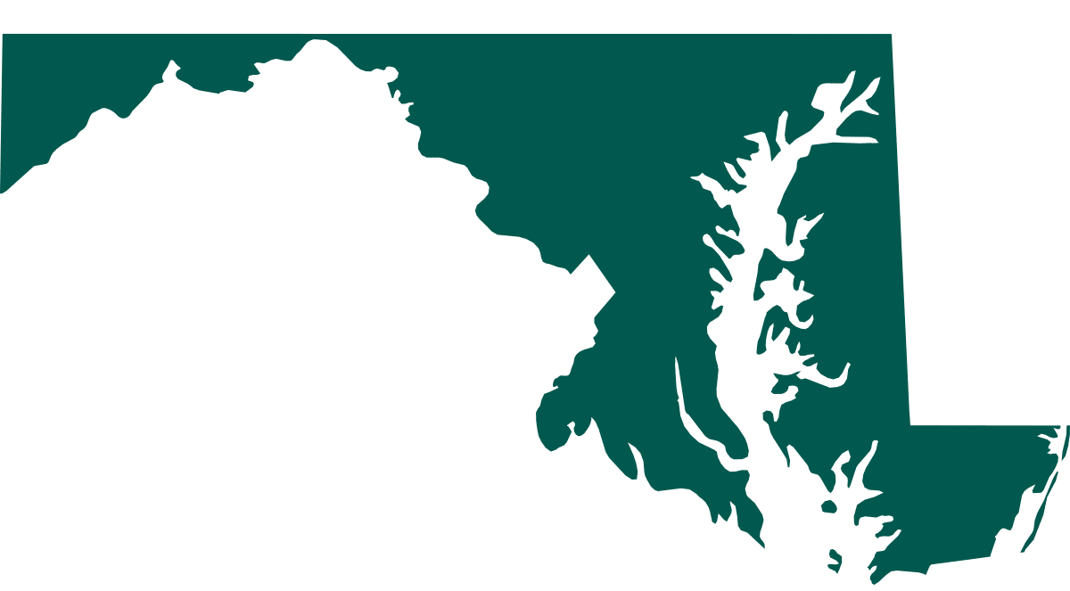 Outline of state of Maryland