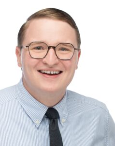 Headshot of Ian McKnight, Levin Center State Training and Development Manager.